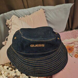 Guess Vintage Hat blue jean $72